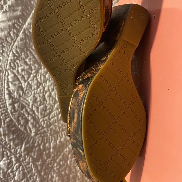 ISOLA wedge platform sandal, Sz 6.5, Bronze - Picture 10 of 10